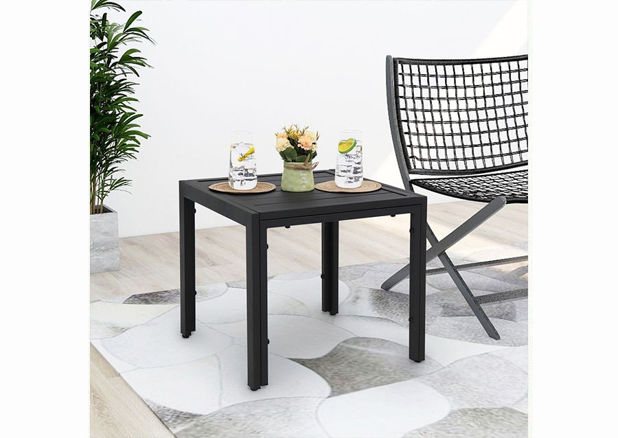 300371  Steel Outdoor Side Table
