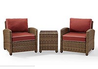 M08948 3PC Wicker Conversation Set