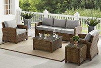 M08949 6PC Wicker Conversation Set