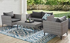 M08953 4PC Wicker Conversation Set